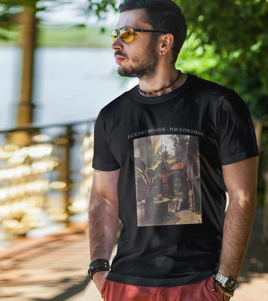 Jackson Browne For Everyman Courtyard Scene T-Shirt