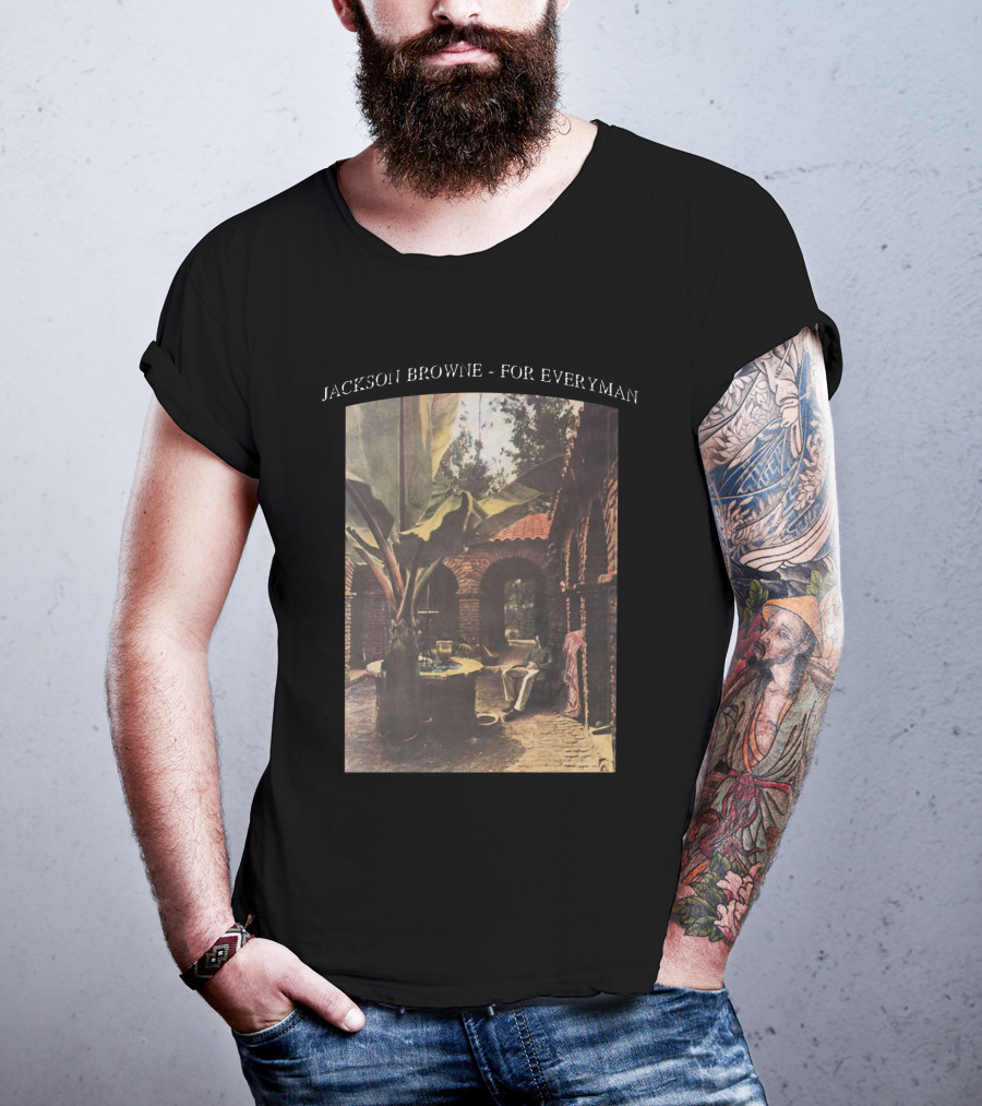 Jackson Browne For Everyman Courtyard Scene T-Shirt