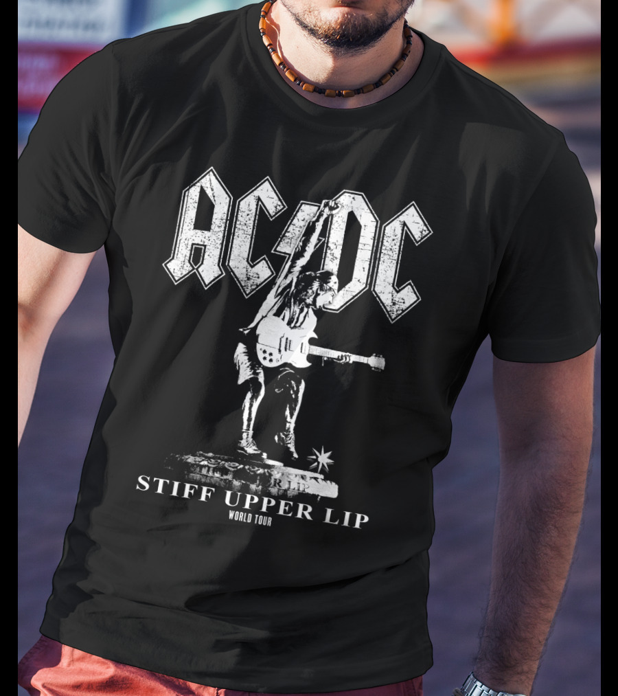 Ac/Dc Stiff Upper Lip World Tour T-Shirt