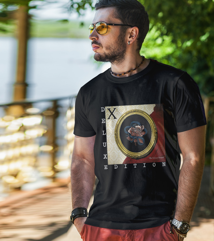 X Deluxe Edition Ain't Love Grand Rose Snake Frame T-Shirt