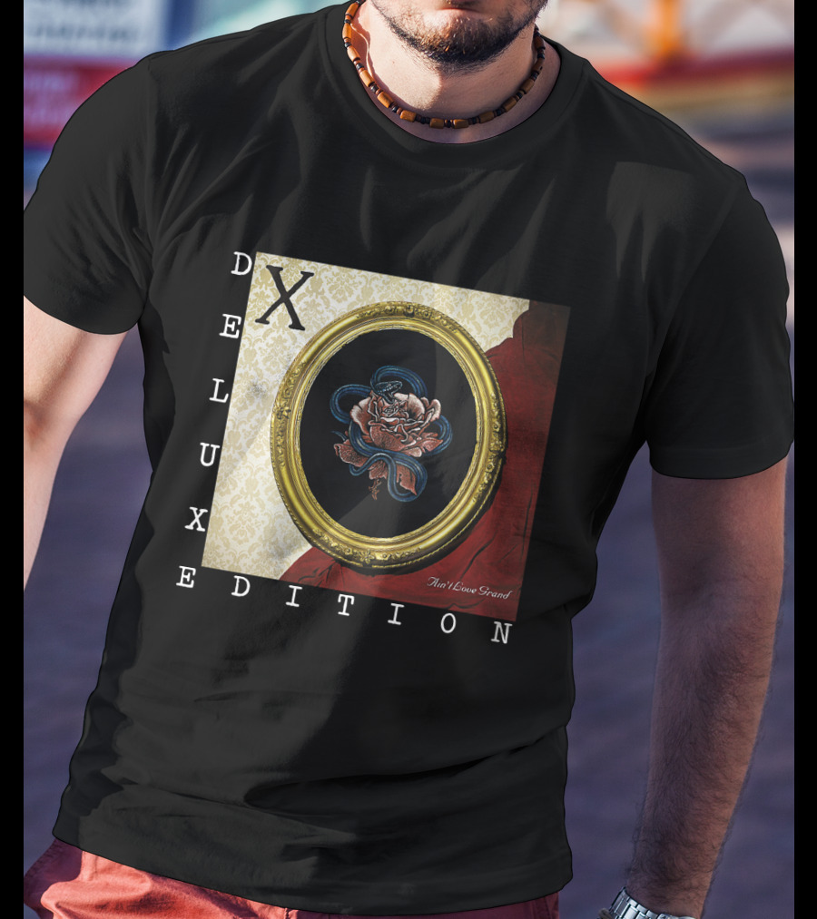 X Deluxe Edition Ain't Love Grand Rose Snake Frame T-Shirt
