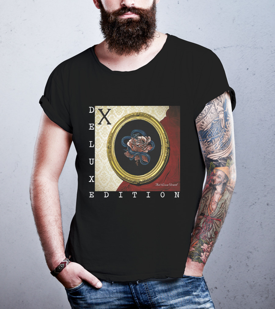 X Deluxe Edition Ain't Love Grand Rose Snake Frame T-Shirt