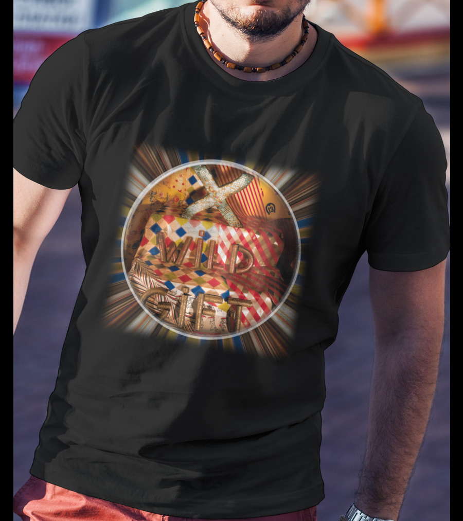 X 08 Wild Gift Album Cover Style Burst T-Shirt