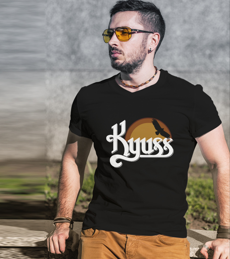 Kyuss Sunset Eagle Silhouette T-Shirt