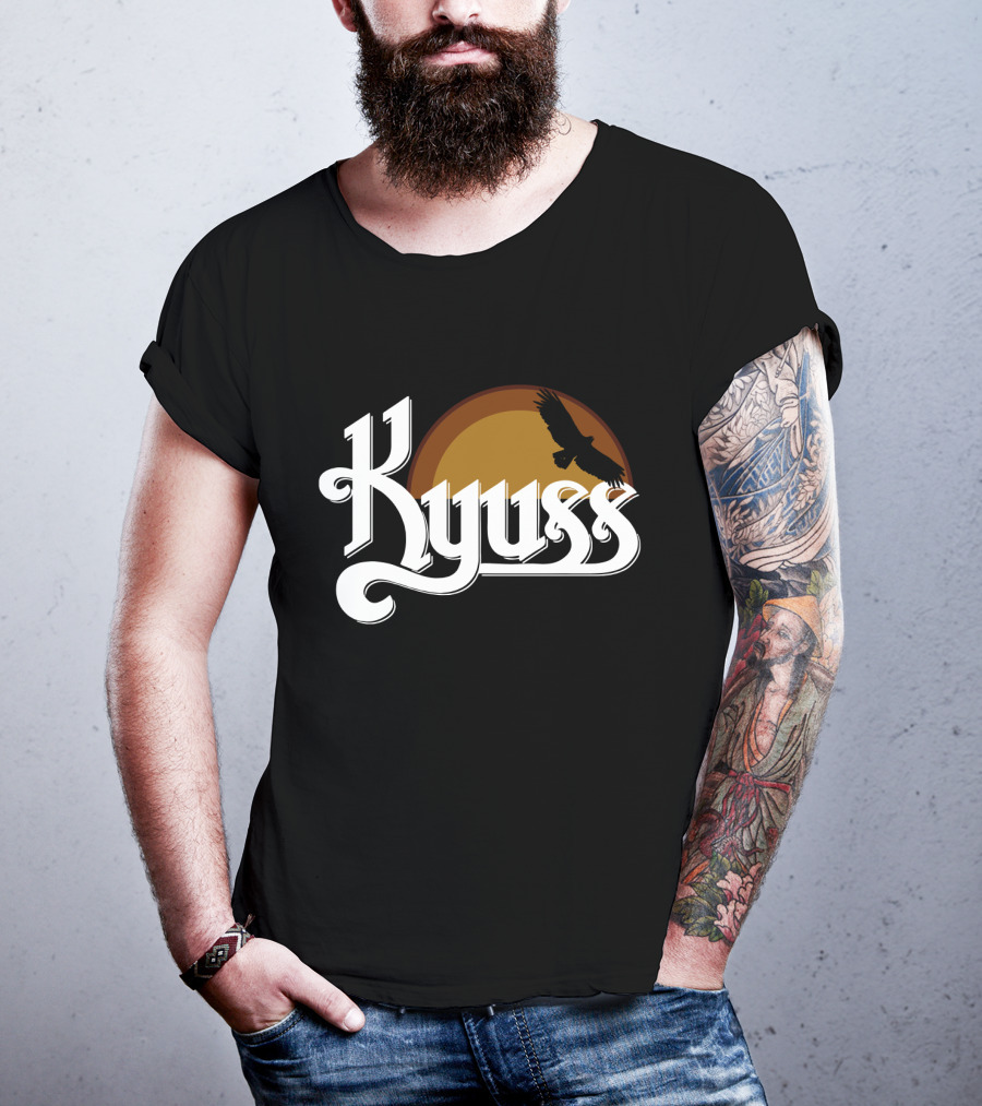 Kyuss Sunset Eagle Silhouette T-Shirt