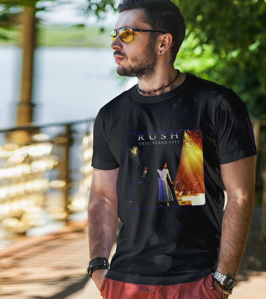 Rush Exit...stage Left Album Cover T-Shirt