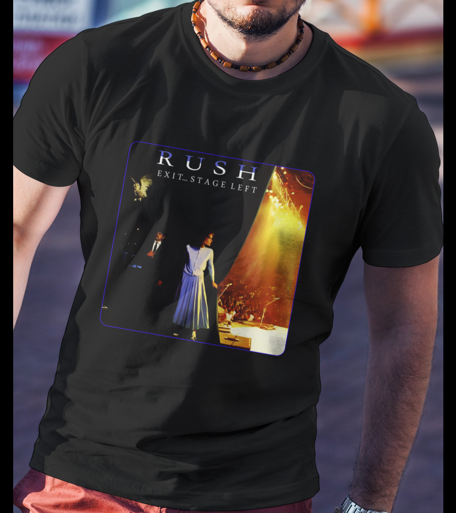 Rush Exit...stage Left Album Cover T-Shirt