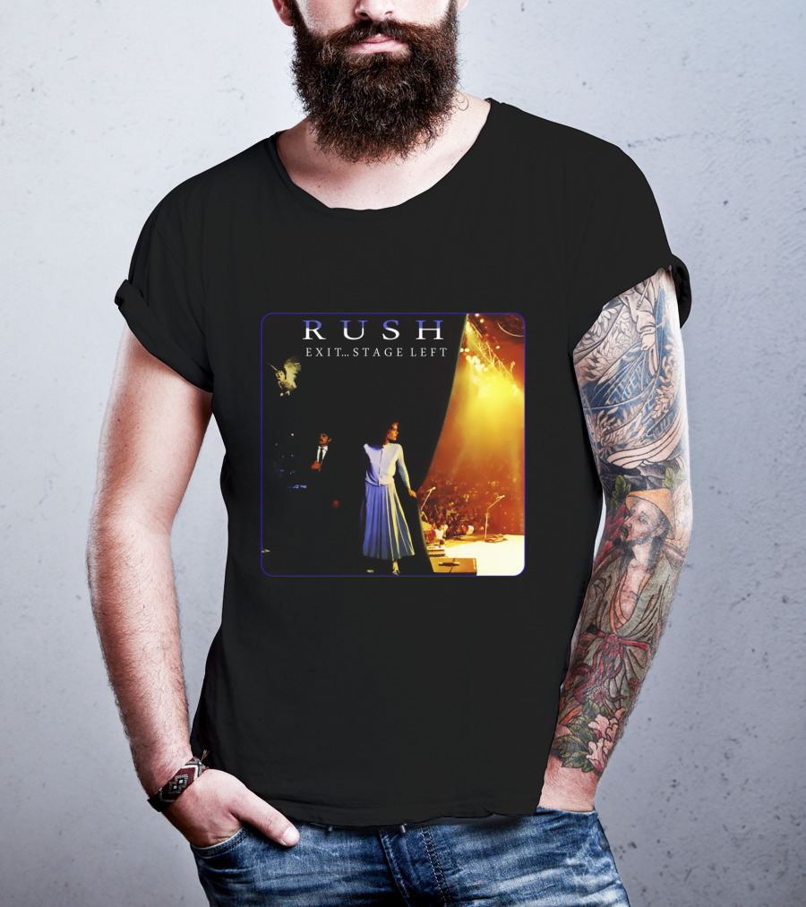 Rush Exit...stage Left Album Cover T-Shirt