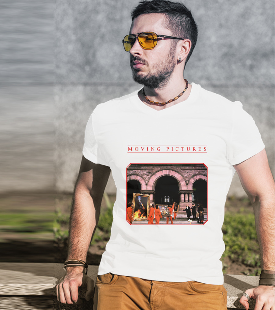 Rush Moving Pictures Album Cover Art T-Shirt