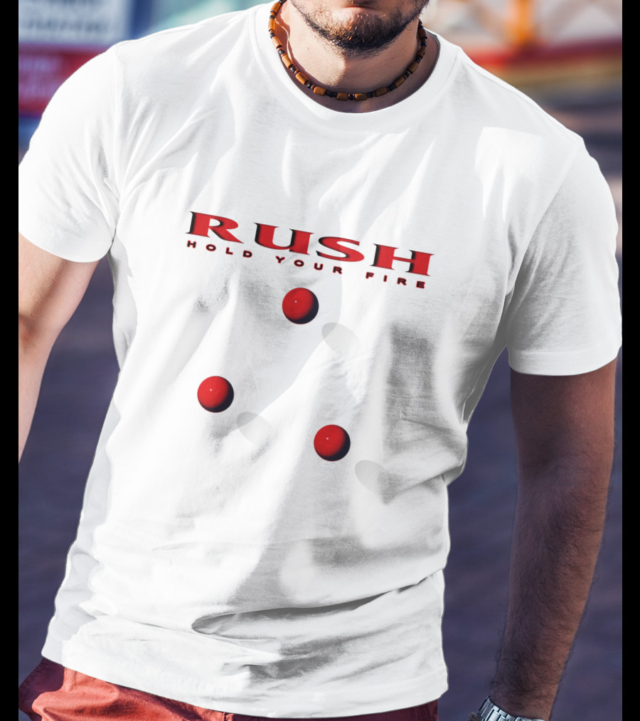 Rush Hold Your Fire 1987 Album T-Shirt