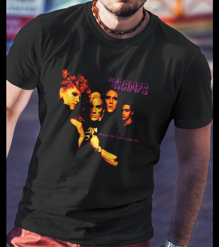 The Cramps Songs The Lord Taught Us Album Cover Tcr T-Shirt