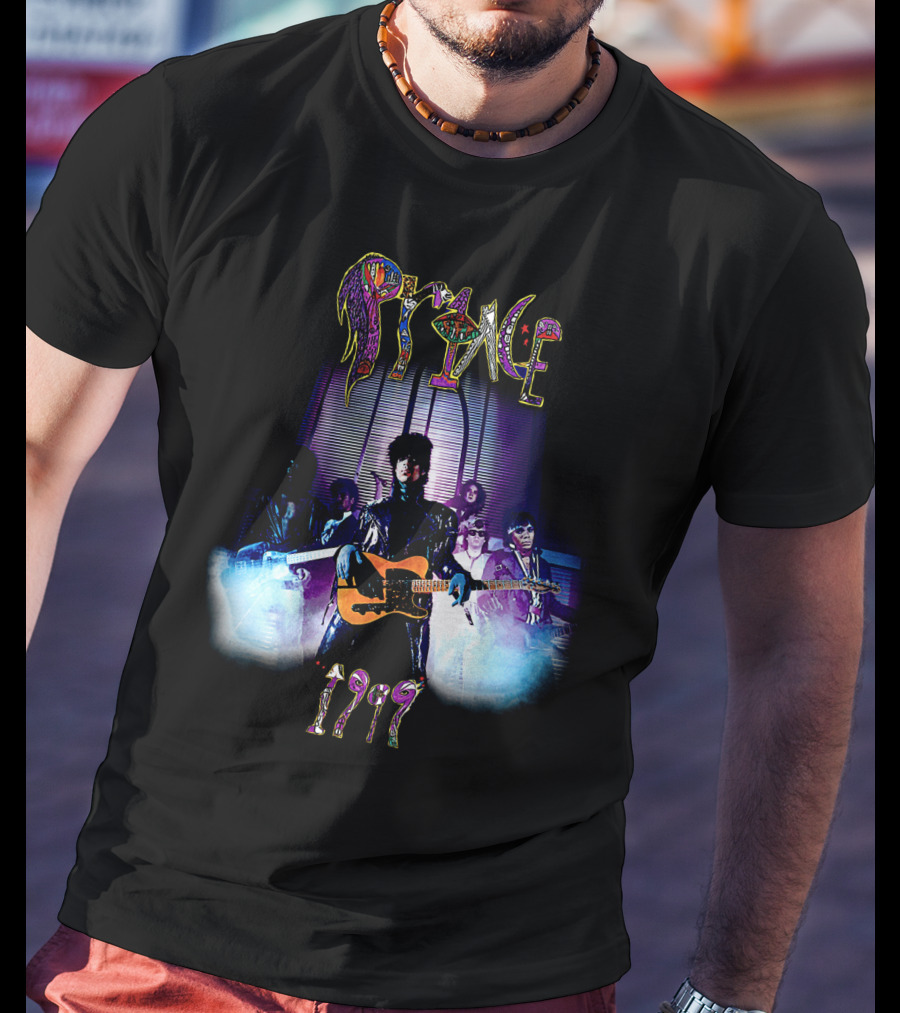 Prince 1999 Album Cover Art Purple Rain Aesthetic T-Shirt