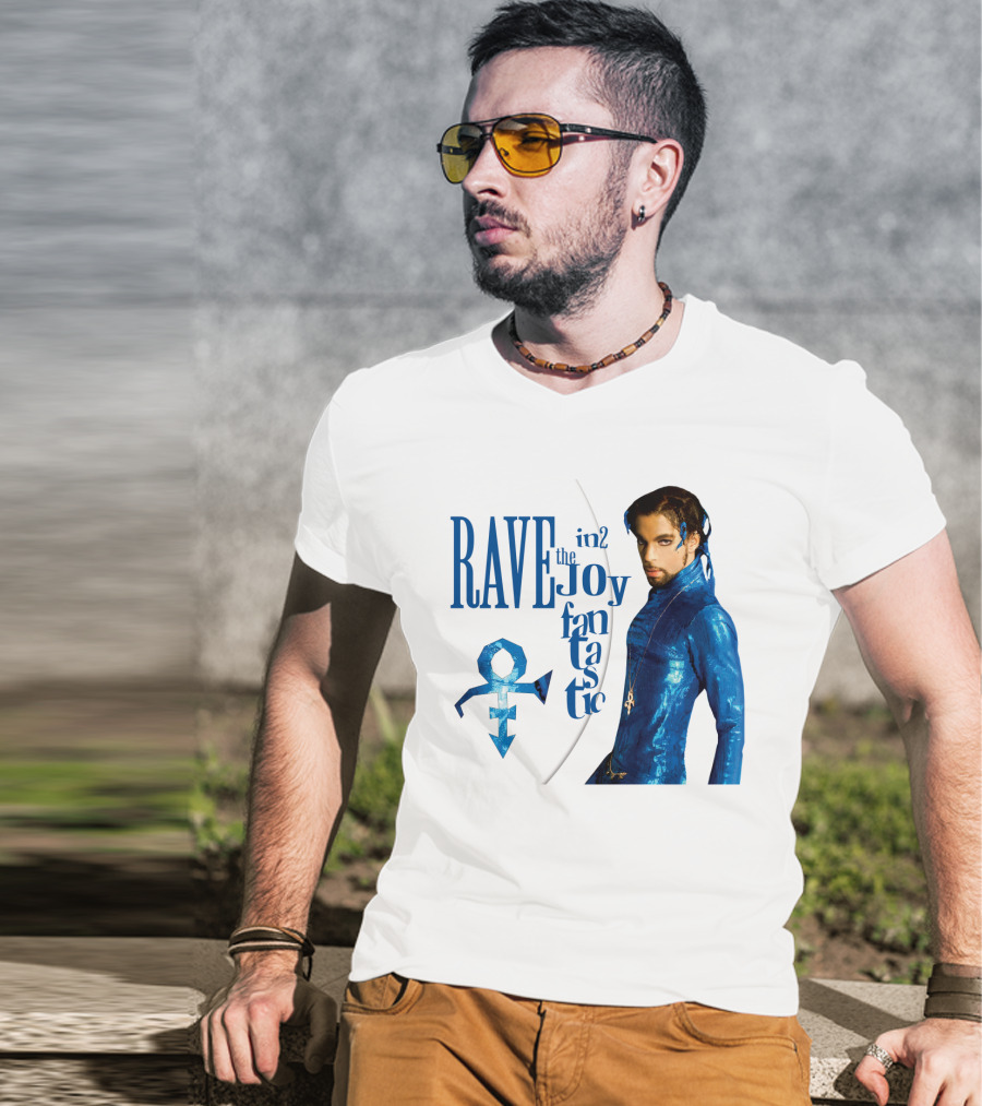 Rave Un2 The Joy Fantastic Prince Symbol Blue Outfit T-Shirt