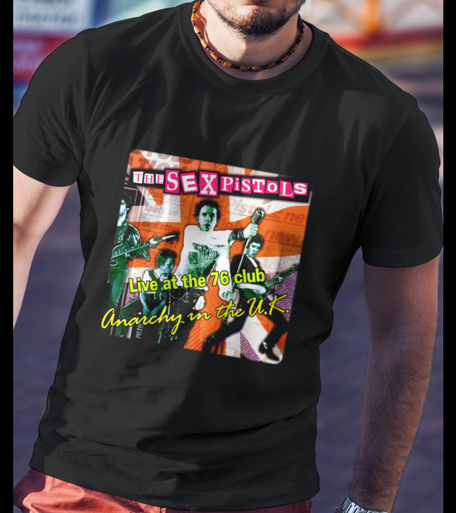 The Sex Pistols Live At The 76 Club Anarchy In The U.k. T-Shirt