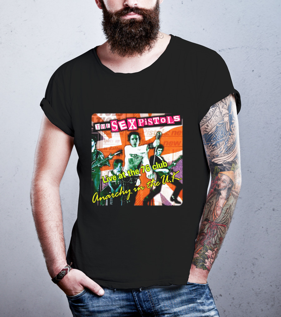 The Sex Pistols Live At The 76 Club Anarchy In The U.k. T-Shirt
