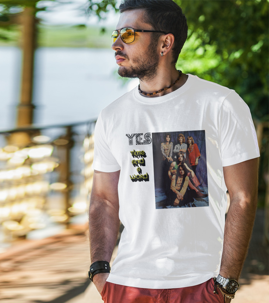 Yes Time And A Word Band Photo T-Shirt
