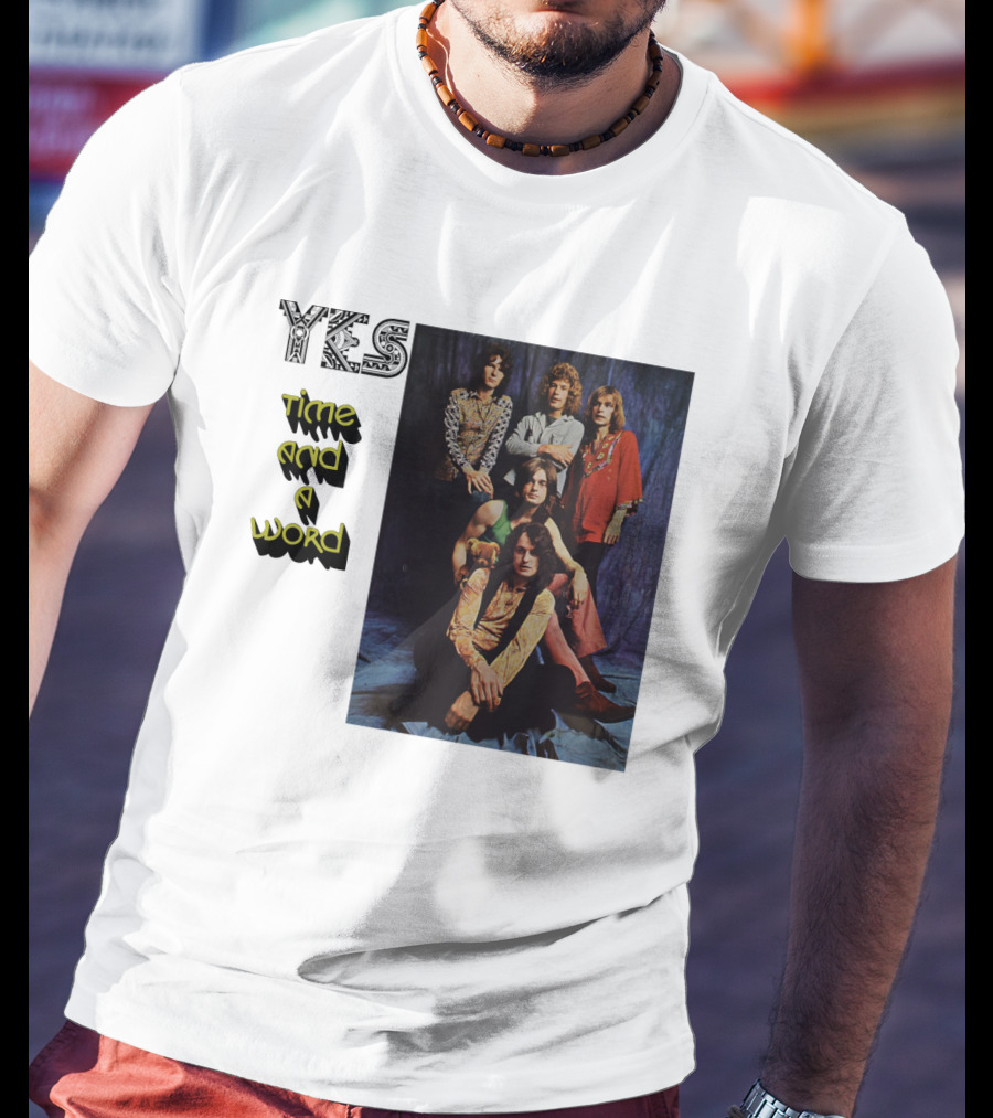 Yes Time And A Word Band Photo T-Shirt