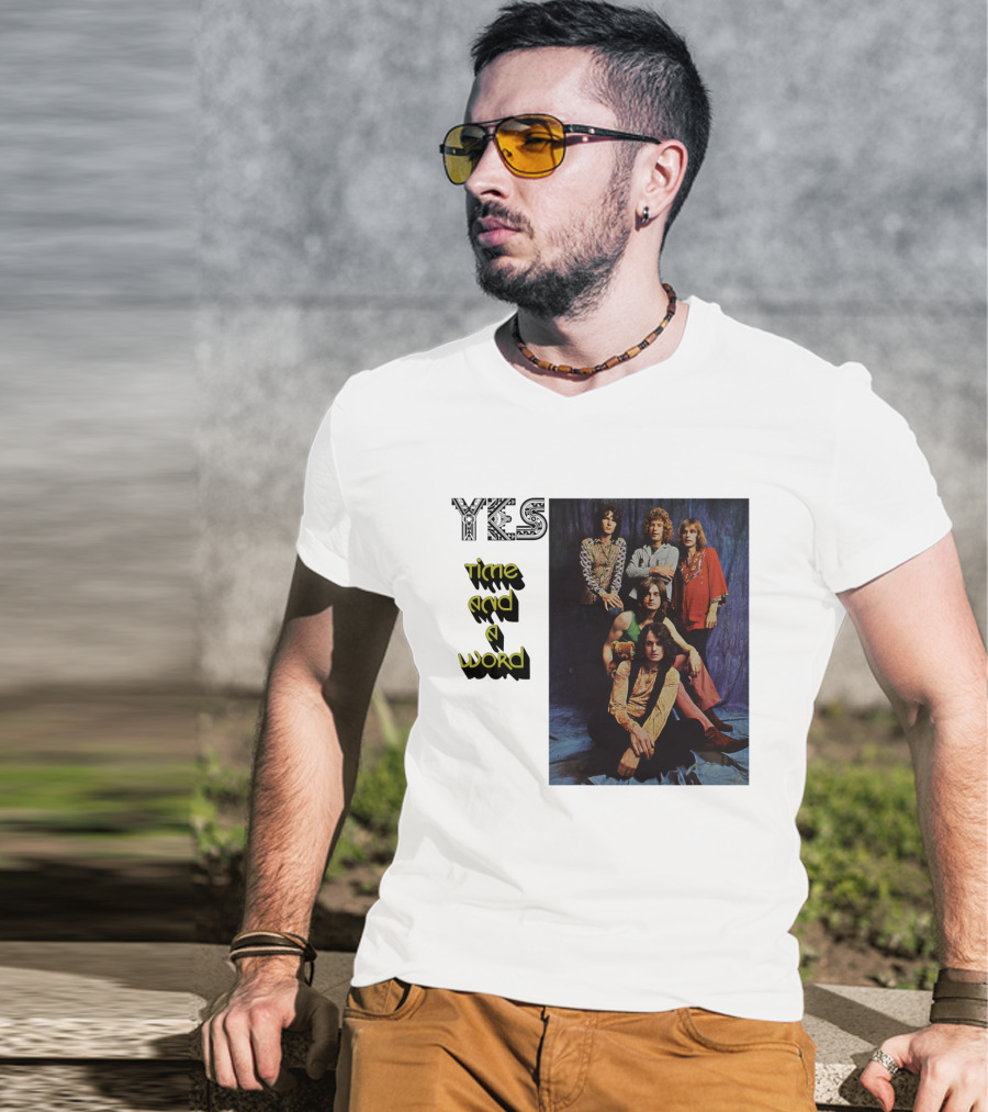 Yes Time And A Word Band Photo T-Shirt