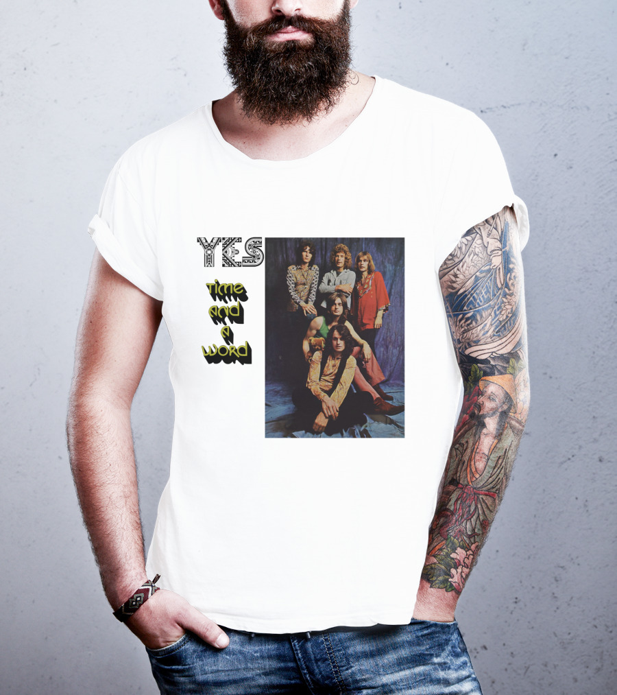 Yes Time And A Word Band Photo T-Shirt