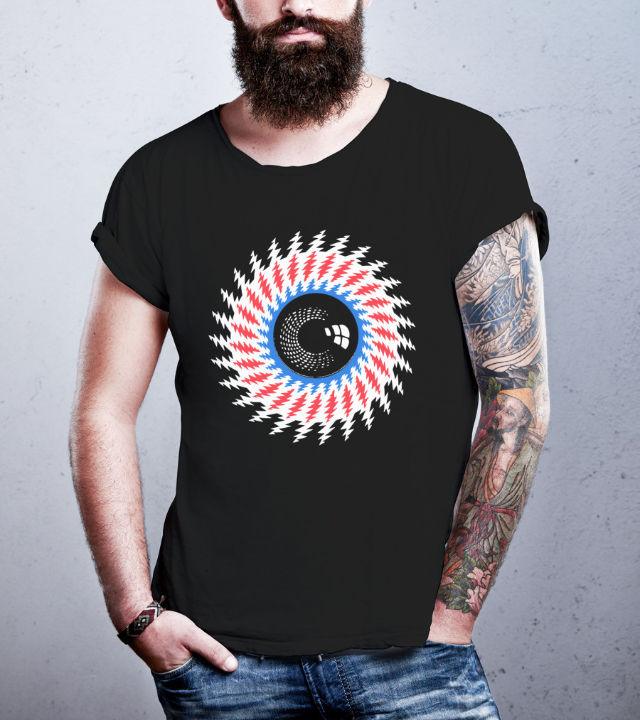 Grateful Dead Steal Your Face Optical Illusion Eye T-Shirt