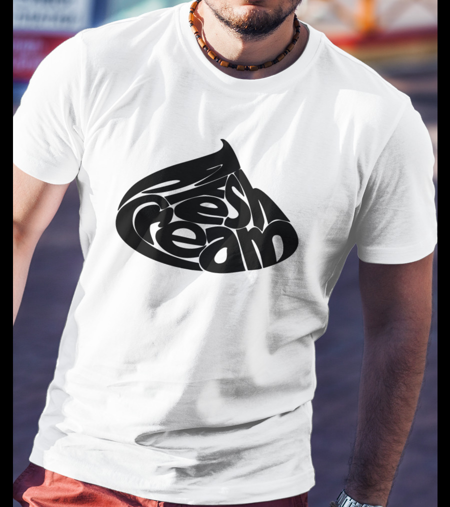 Fresh Cream Album Logo Black T-Shirt