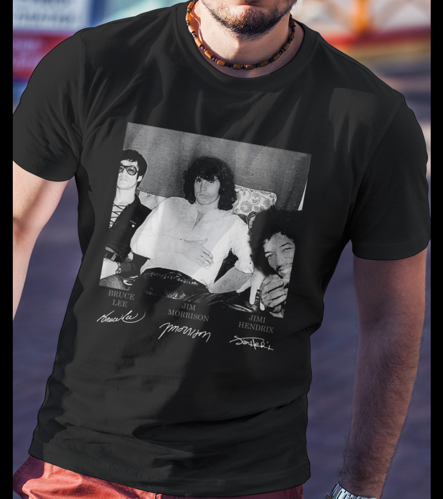 Bruce Lee Jim Morrison Jimi Hendrix T-Shirt