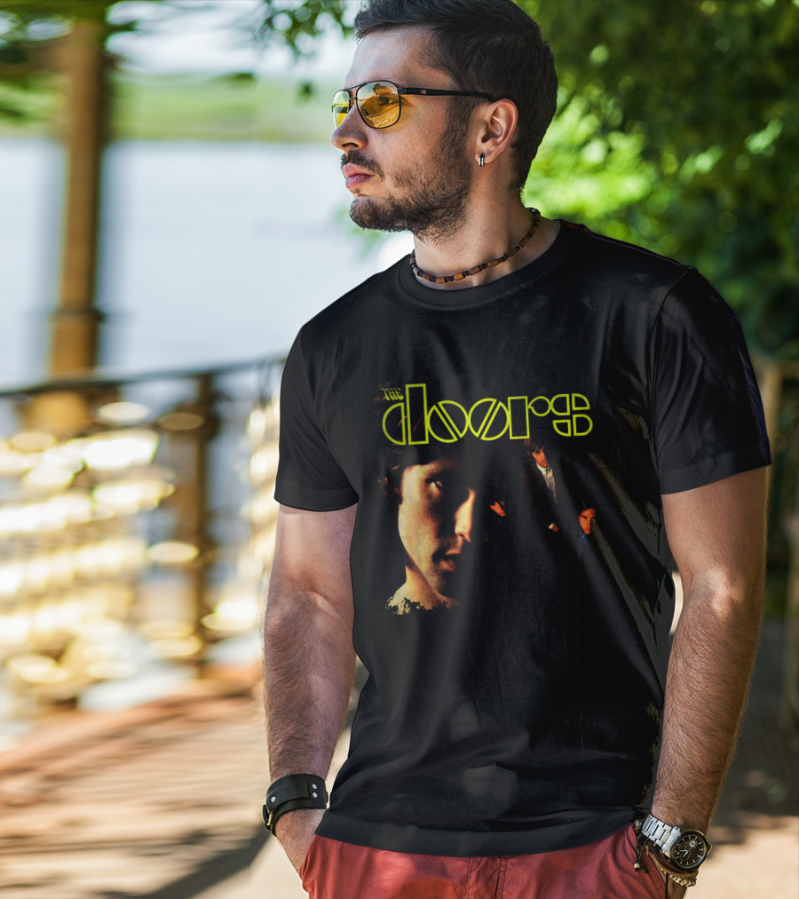 The Doors Band Members Portrait T-Shirt