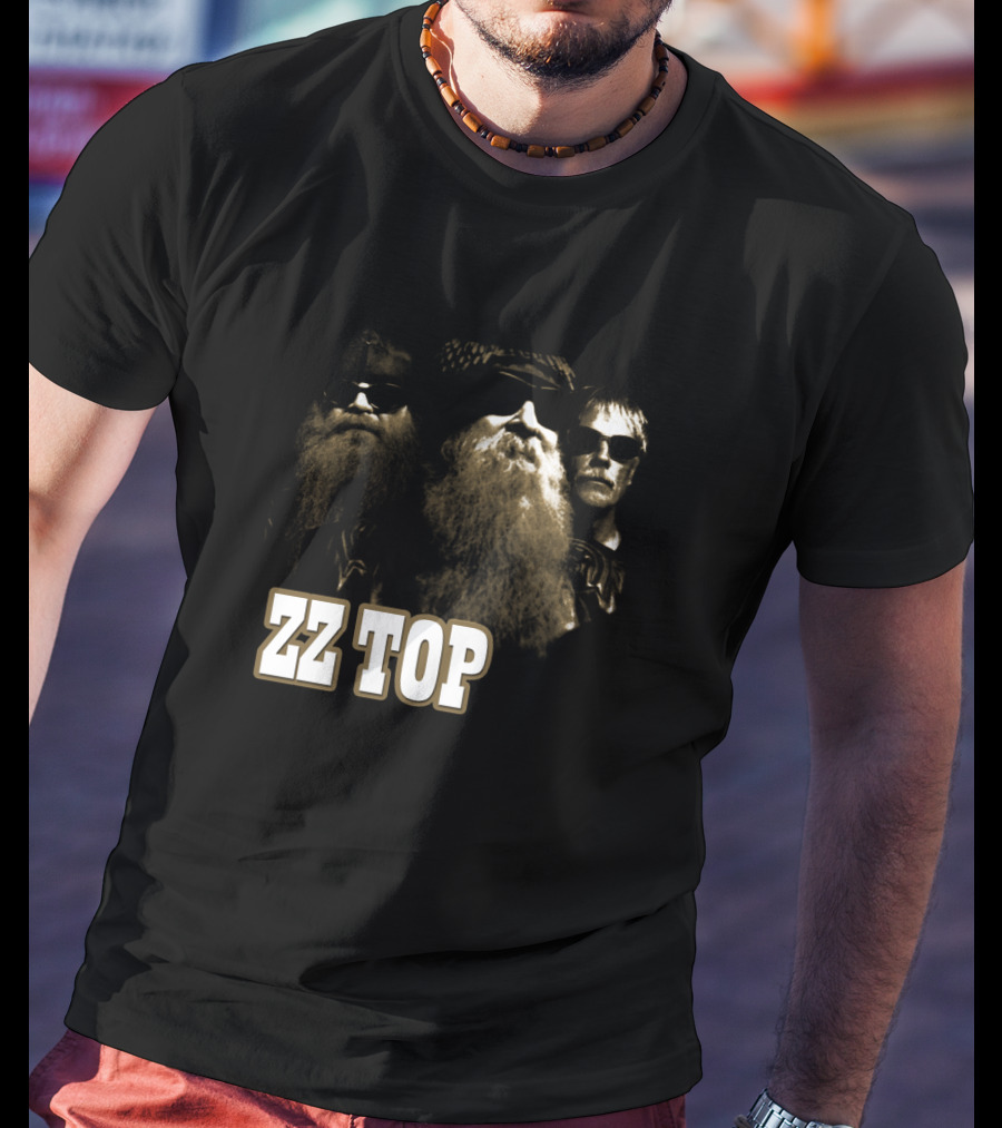 Zz Top Band Portrait T-Shirt
