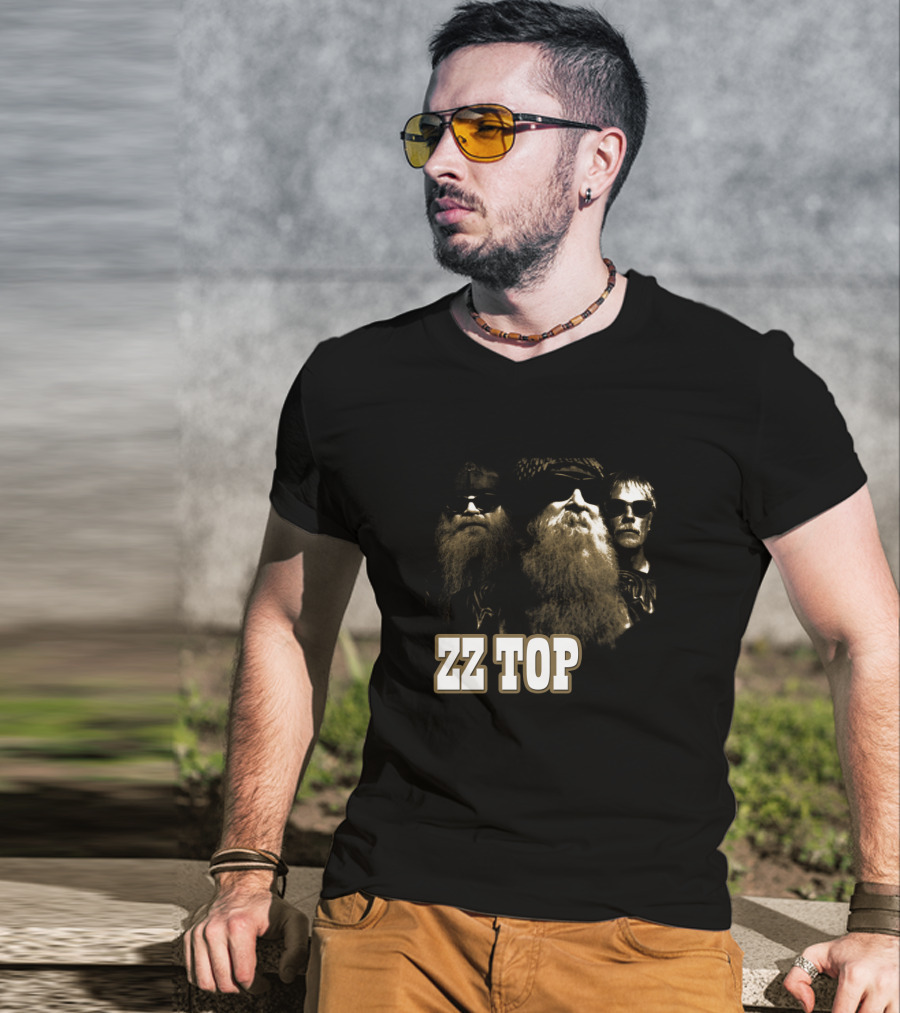 Zz Top Band Portrait T-Shirt