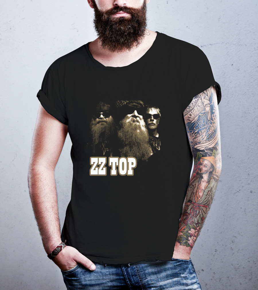 Zz Top Band Portrait T-Shirt