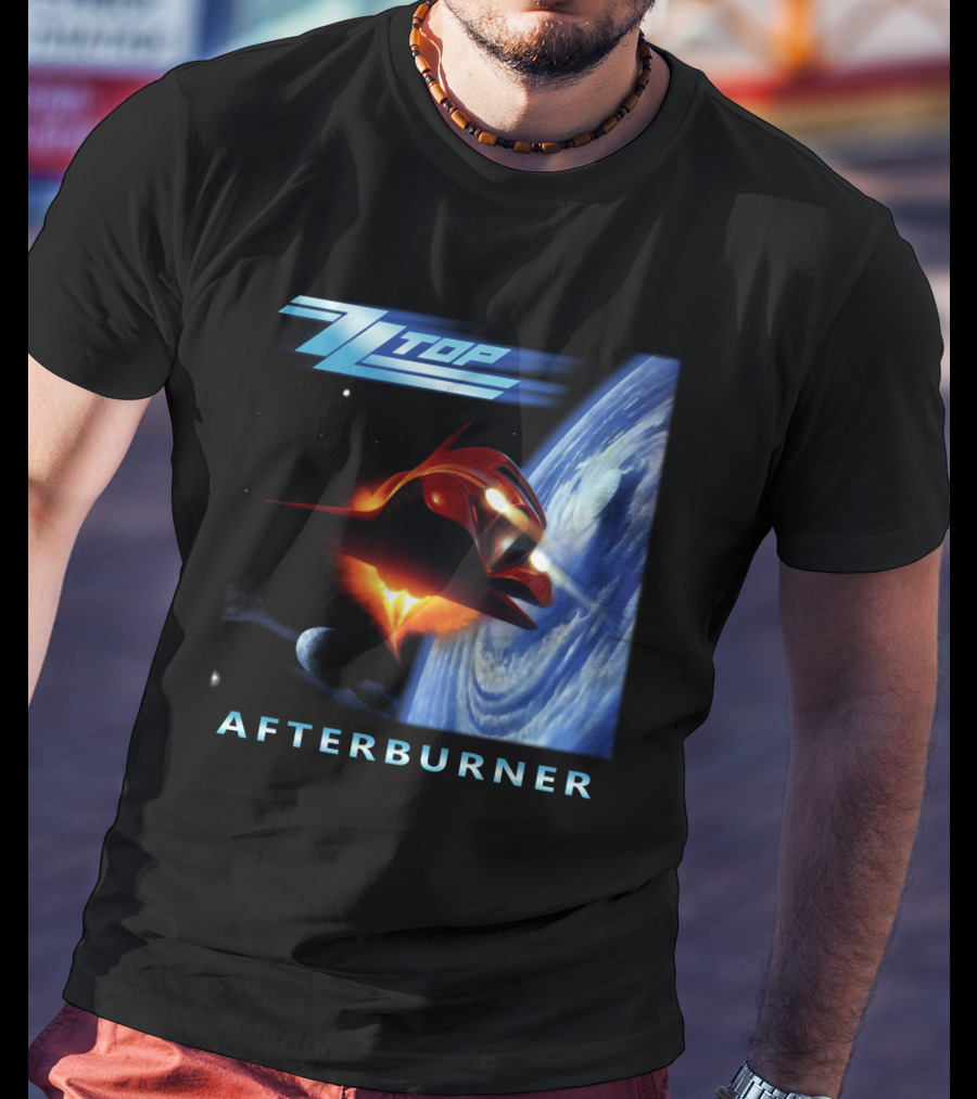 Zz Top Afterburner Spaceship Planet T-Shirt