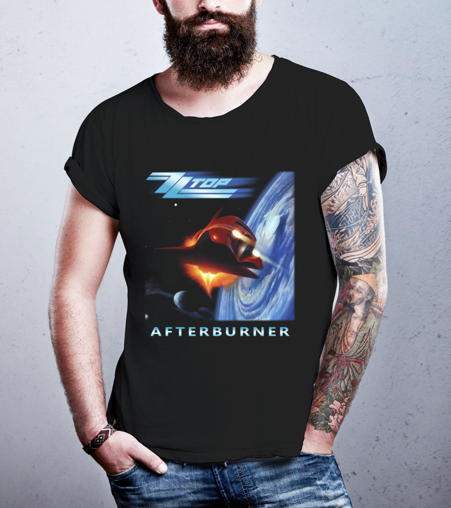 Zz Top Afterburner Spaceship Planet T-Shirt