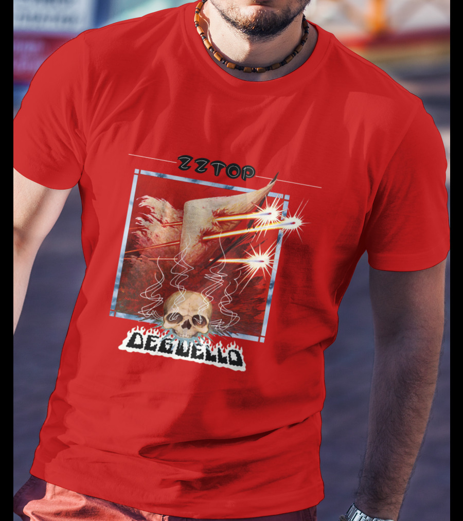 Zz Top Deguello Album Cover Skull Art T-Shirt
