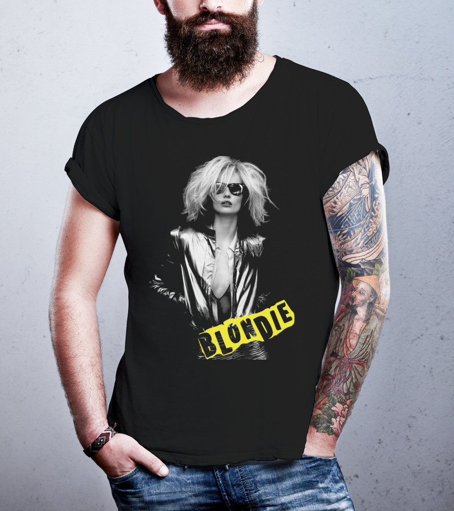 Blondie Silver Jacket And Sunglasses Iconic T-Shirt