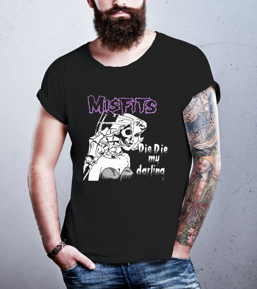 Misfits Die Die My Darling Vintage Comic Style Artwork T-Shirt
