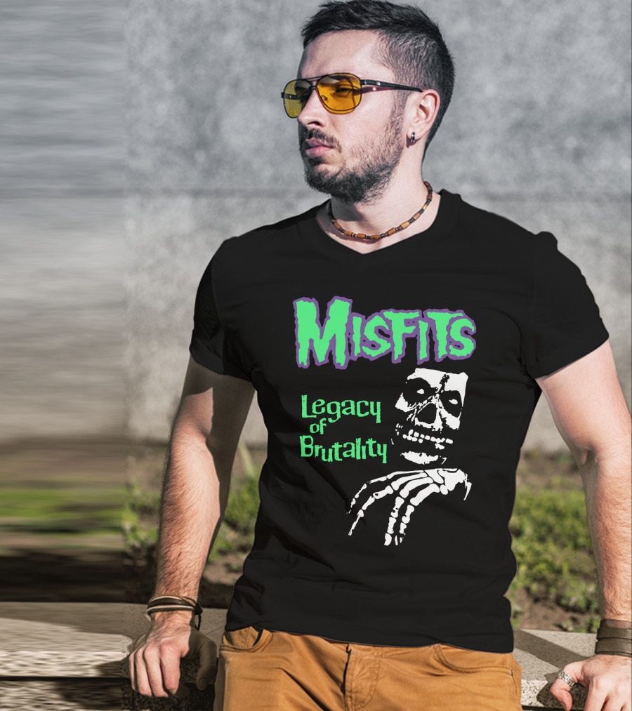 Misfits Legacy Of Brutality Skeleton T-Shirt
