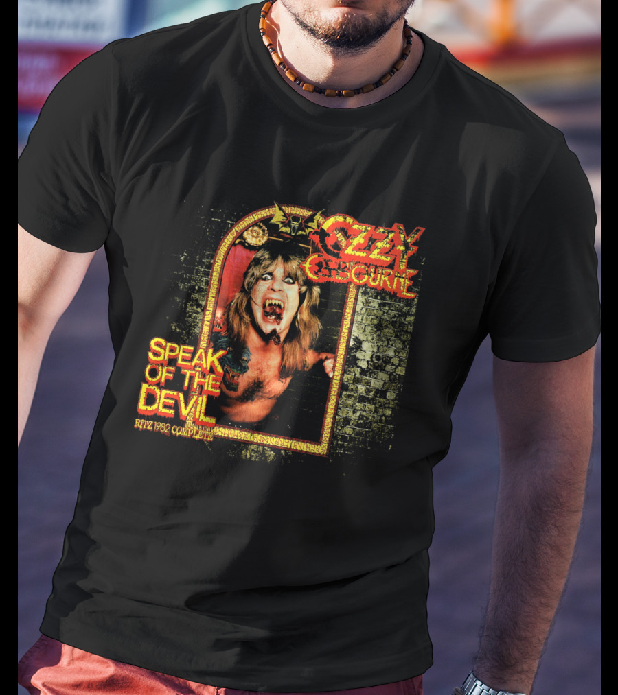 Ozzy Osbourne Speak Of The Devil Ritz 1982 Complete T-Shirt