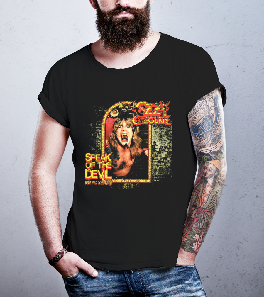 Ozzy Osbourne Speak Of The Devil Ritz 1982 Complete T-Shirt