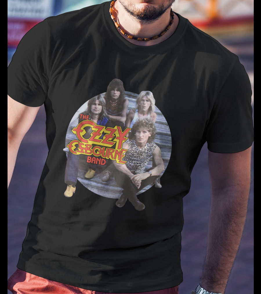 The Ozzy Osbourne Band Vintage Concert Tour Photo T-Shirt