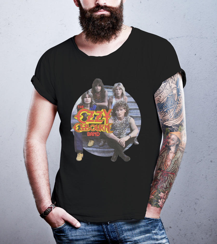The Ozzy Osbourne Band Vintage Concert Tour Photo T-Shirt