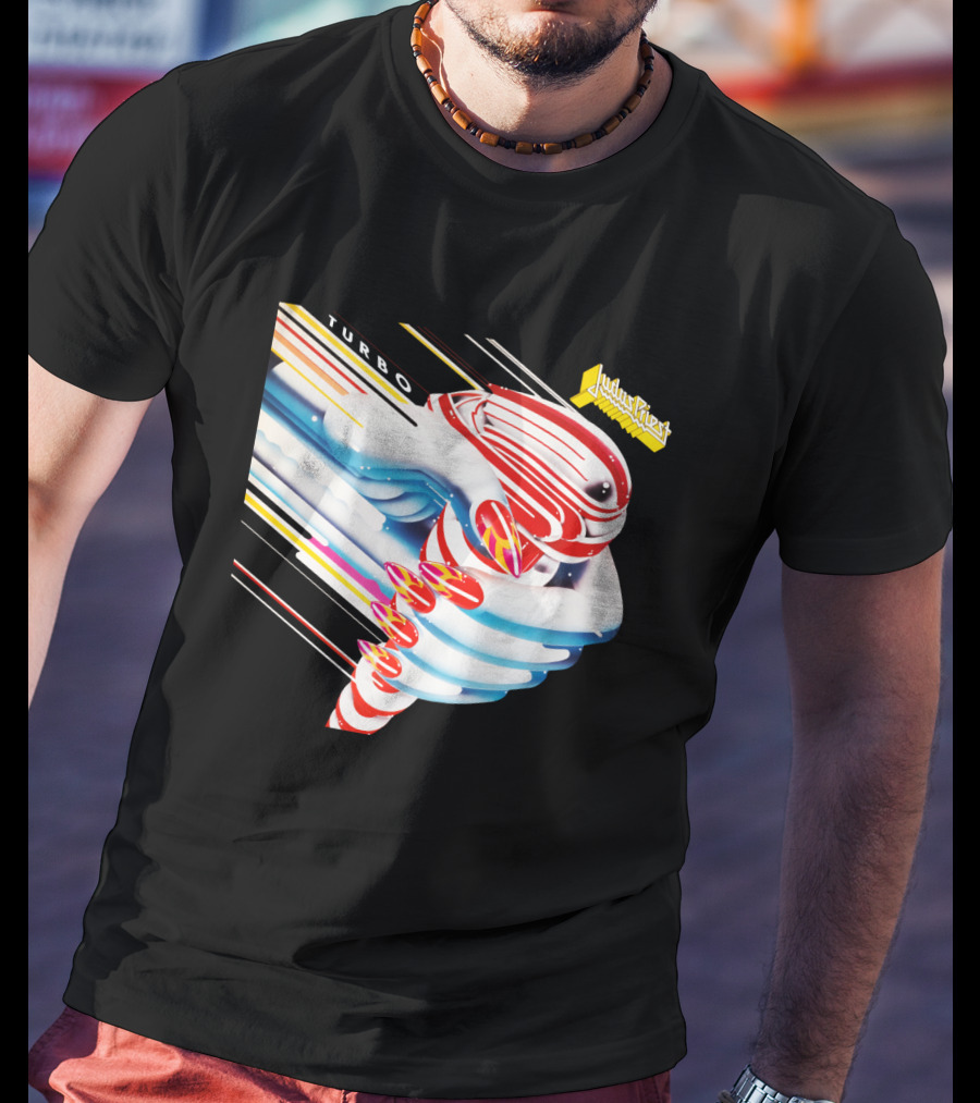 Judas Priest Turbo Album Art 1986 T-Shirt
