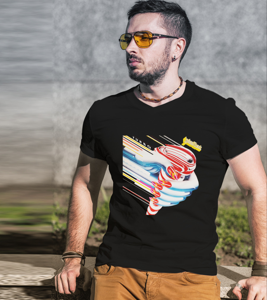 Judas Priest Turbo Album Art 1986 T-Shirt