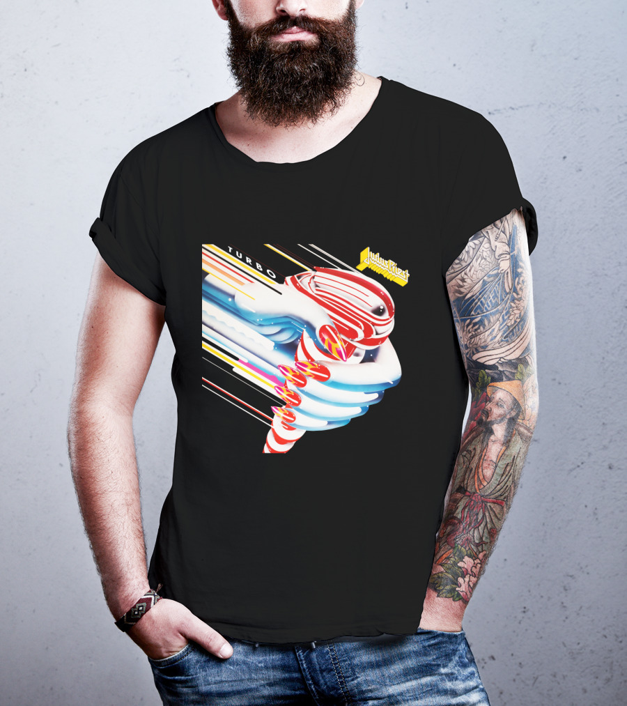 Judas Priest Turbo Album Art 1986 T-Shirt