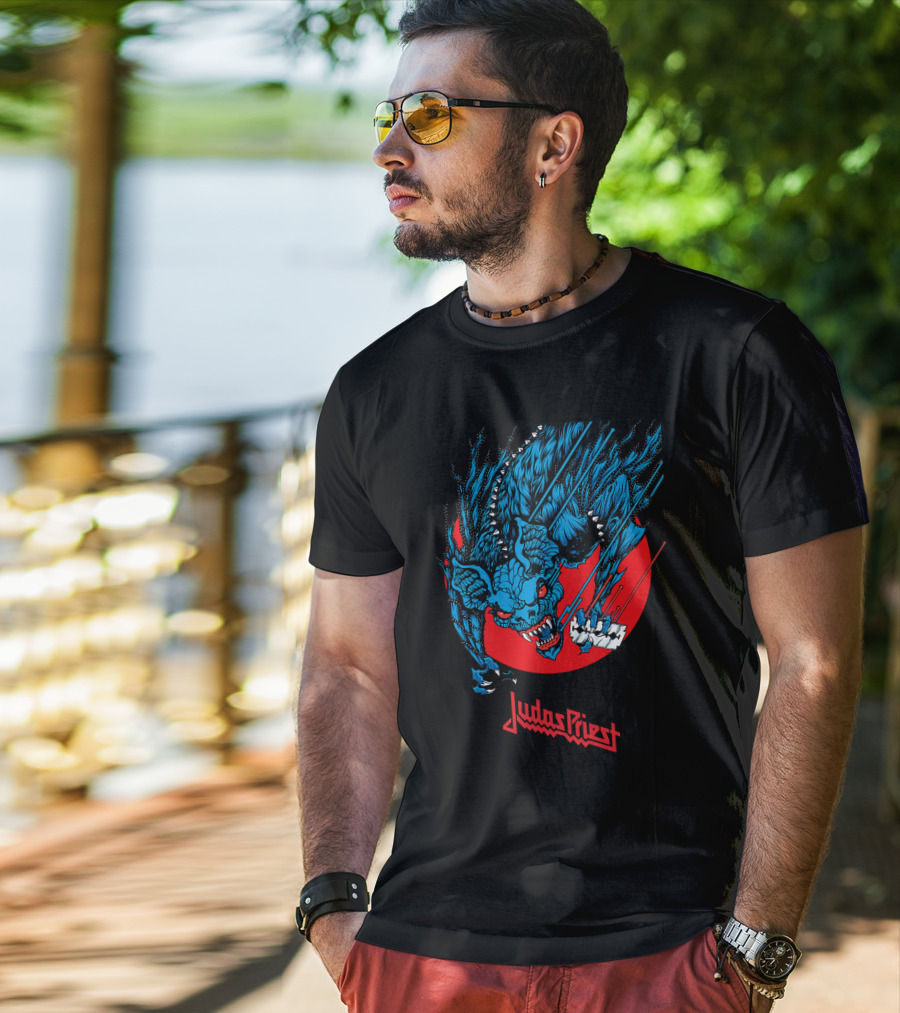 Judas Priest Screaming For Vengeance Flying Creature Art T-Shirt