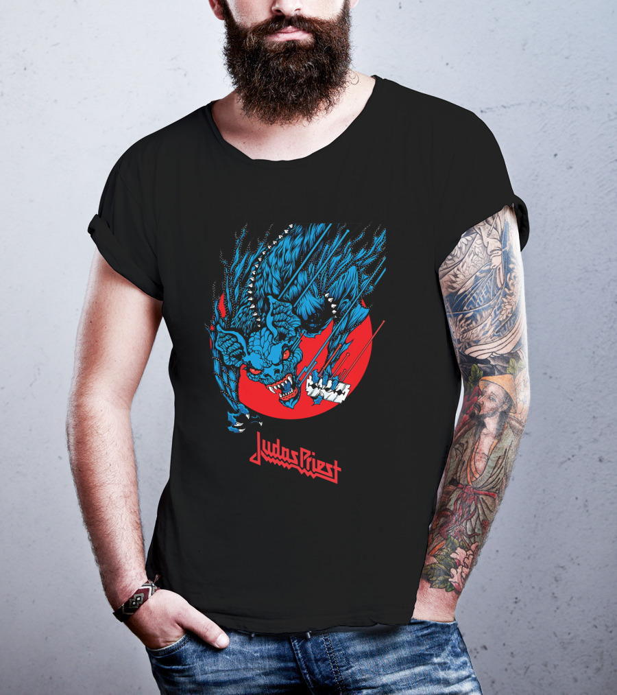 Judas Priest Screaming For Vengeance Flying Creature Art T-Shirt