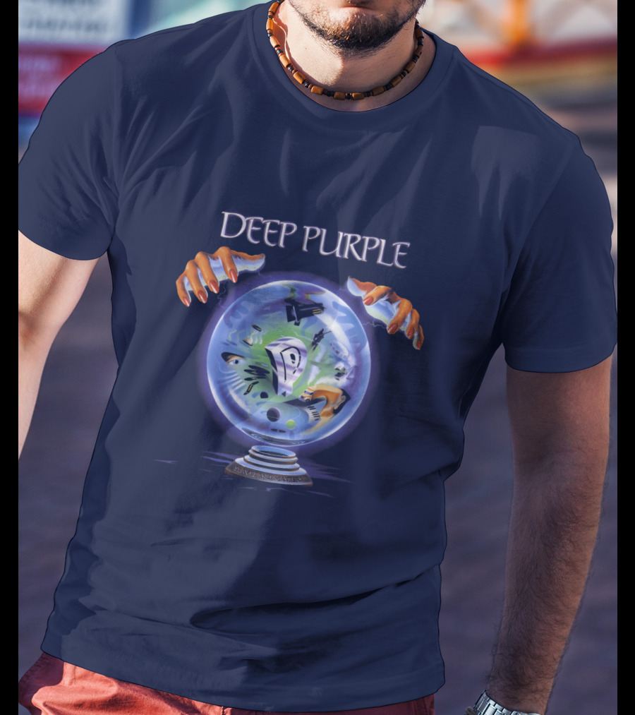 Deep Purple Mystic Globe Artwork T-Shirt