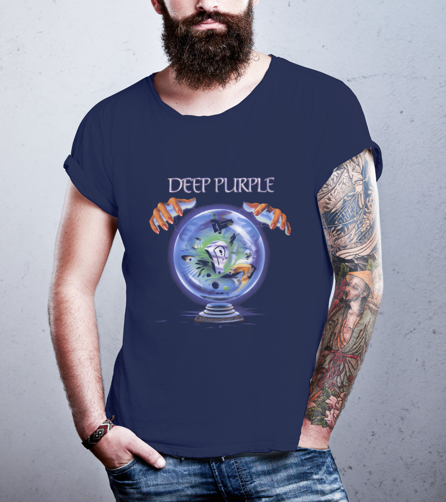 Deep Purple Mystic Globe Artwork T-Shirt