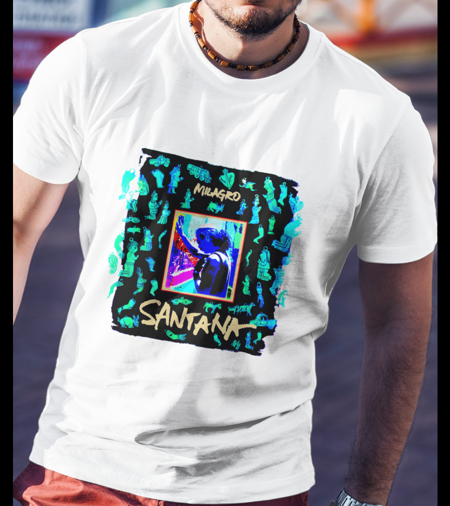 Milagro Santana Album Art Theme T-Shirt