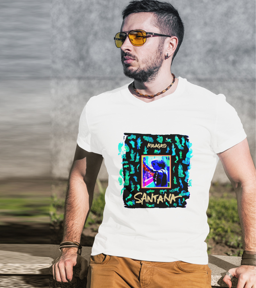 Milagro Santana Album Art Theme T-Shirt