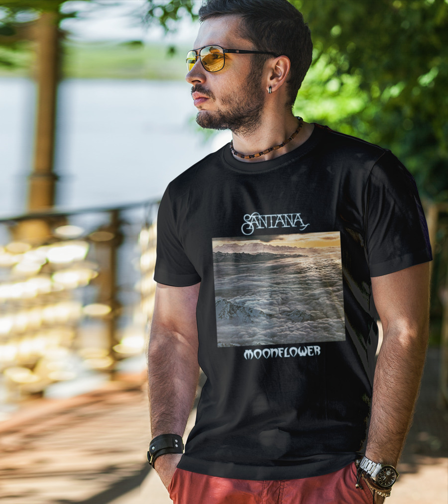 Santana Moonflower Album Cover Art T-Shirt